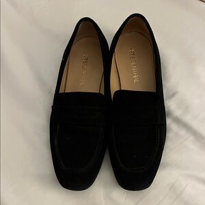 Black suede loafer made in Italy size 39